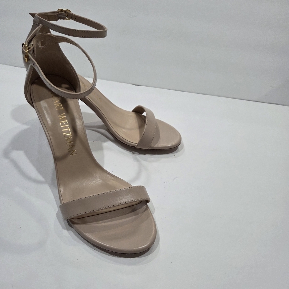 Stuart Weitzman Women's Dusty Rose  Heels Sandals Sz.8,5